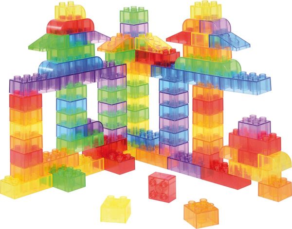Transparente Bausteine 90-tlg. Transparente Bausteine 90-tlg.