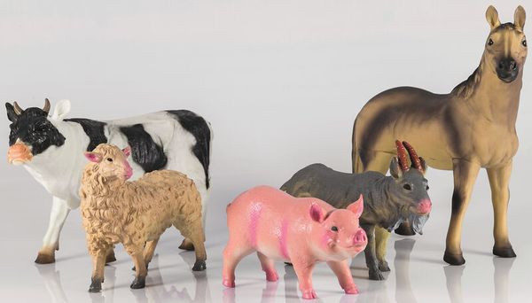 Spielzeug,  Tierfiguren,  Ferkel-Set, Figuren, Satz