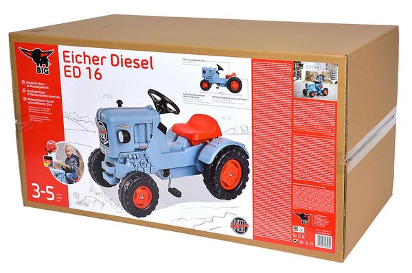 BIG Eicher Diesel Kinder Sitztraktor, ab 3 Jahre