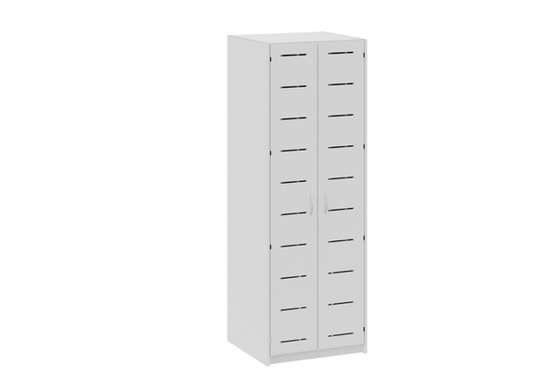 Liegepolsterschrank in Hochkant mit Bettzeugfächer unten