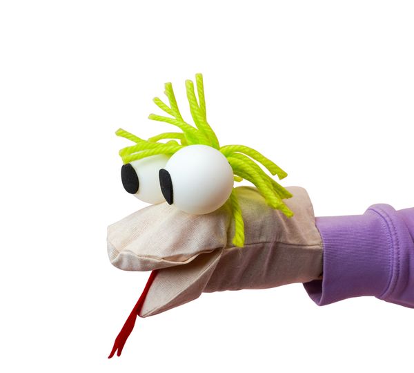 Baumwoll-Handspielpuppe Tier zum selber gestalten, 5er-Set Baumwoll-Handspielpuppe Tier zum selber gestalten, 5er-Set