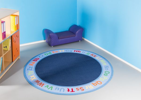 DUSYMA Teppich "Buchstaben", rund, Ø 200 cm DUSYMA Teppich "Buchstaben", rund, Ø 200 cm