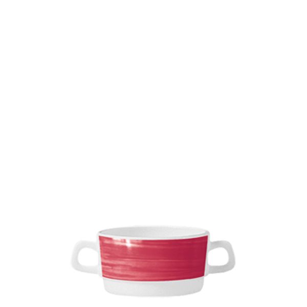 ARCOROC BRUSH Suppenobertasse mit Henkeln , 32 cl, 6 Stück