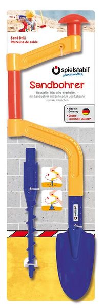 Sand Drill, Spielzeugbohrer, Klassischer Spielzeugwerkzeug, Sandwerkzeug, Schaufel