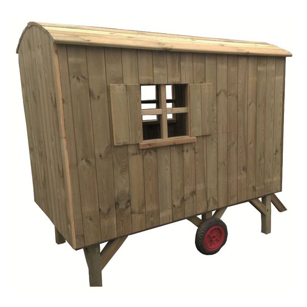 Bauwagen aus Massivholz  Bauwagen aus Massivholz