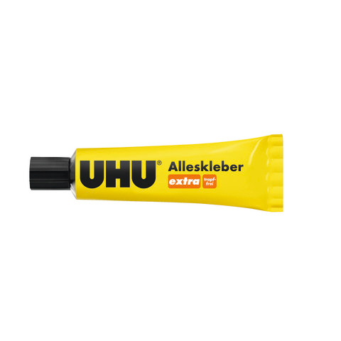 UHU, Klebstoff, Kleber, Tube, Gelbasierte Klebstoff