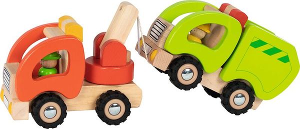 GOKI Abschleppwagen aus Holz, ab 2 Jahre