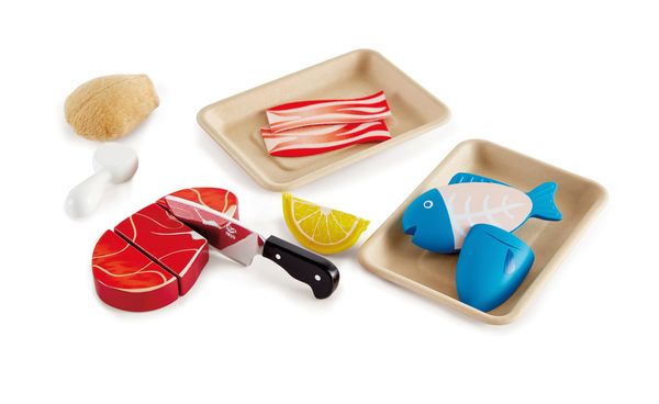 HAPE Fisch & Fleisch Set, Holz, ab 3 Jahre