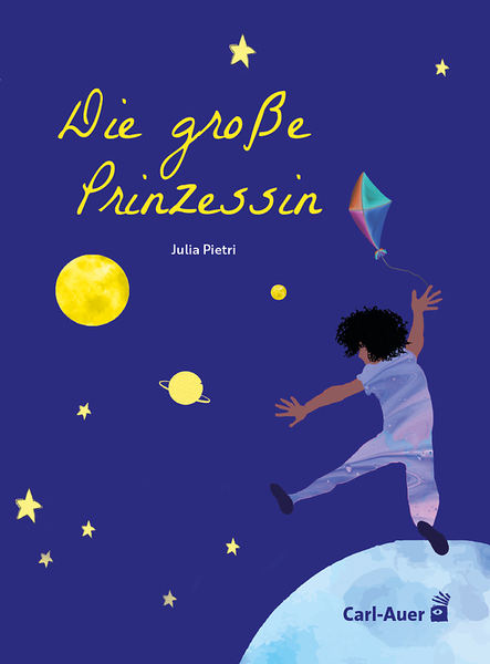 Kinderbuch, Mond, Ballon, Raketen, Kinderszene