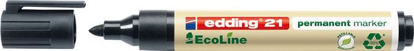 edding Permanentmarker 21 EcoLine, schwarz edding Permanentmarker 21 EcoLine, schwarz