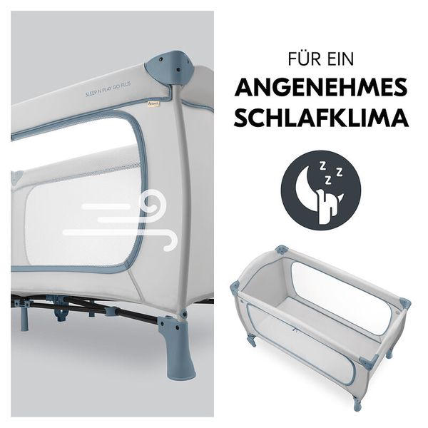 HAUCK Reisebett - Sleep N Play Go Plus - Dusty Blue HAUCK Reisebett - Sleep N Play Go Plus - Dusty Blue