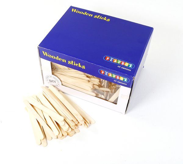 Holzstäbchen natur, 1.000 Stück Holzstäbchen natur, 1.000 Stück