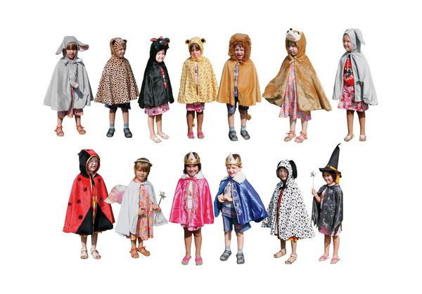 Kinderkostüme "Tiere & Märchen", 13-teiliges Set Kinderkostüme "Tiere & Märchen", 13-teiliges Set