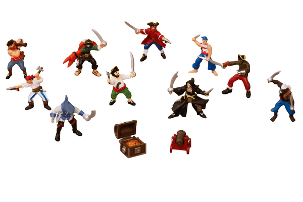 PAPO Minifiguren Piraten und Seeräuber, 12 Figuren, Höhe 4 cm PAPO Minifiguren Piraten und Seeräuber, 12 Figuren, Höhe 4 cm