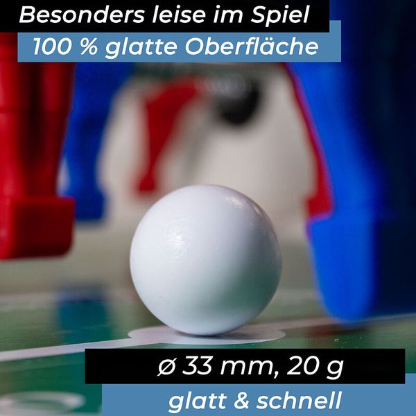 Bandito Kickerball Universal weiß, glatt und schnell, 5 Stück