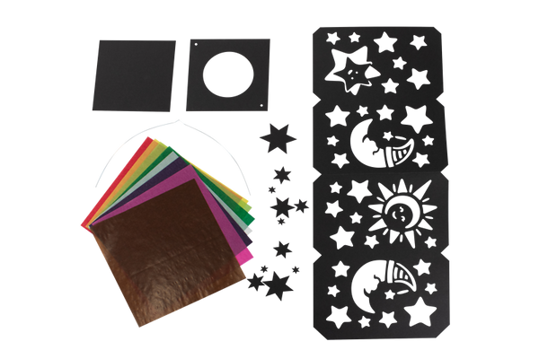 Laternen-Bastelset "Sonne, Mond & Sterne", 14 x 20 cm, 1 Set Laternen-Bastelset "Sonne, Mond & Sterne", 14 x 20 cm, 1 Set