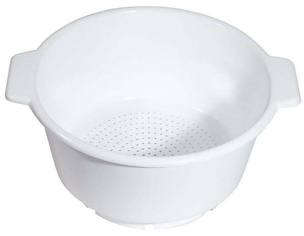 Seiher, 36 cm, weiß
