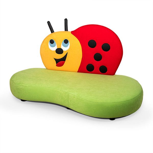 Kindersofa Glückskäfer, Sitzhöhe 25 cm