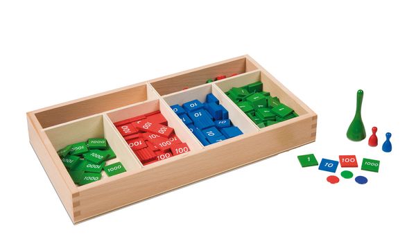 NIENHUIS MONTESSORI Markenspiel zum Rechnen lernen NIENHUIS MONTESSORI Markenspiel zum Rechnen lernen