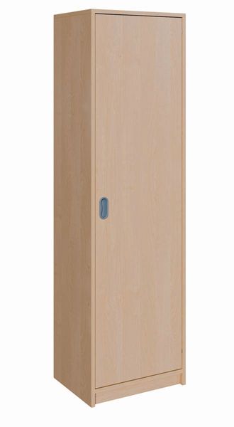 Schrank mit 1 Tür, 4 Einlegeböden (B/H: 52 x 180 cm)
