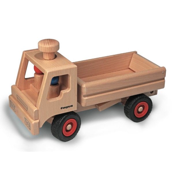 Holzspielzeug, Lastwagen, Karren, Holzauto, naturholz