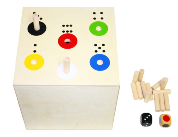 Würfelspiel - ab in die Box Würfelspiel - ab in die Box