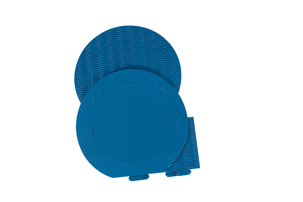 Laternen-Rohlinge, rund, aus 3D-Colorwellpappe, 10 Stück, Farbe wählbar