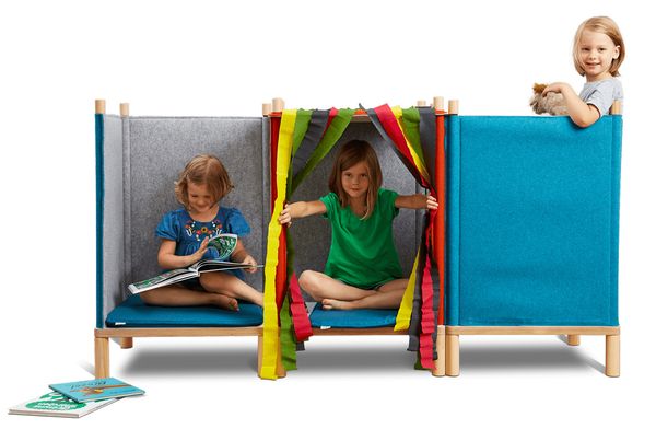 Akustik-Sofa Sila groß, Sitzhöhe 18 cm, Farbkombination wählbar
