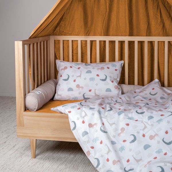 JULIUS ZÖLLNER Bettwäsche Wild Friends, 100% Bio-Baumwolle, 100x135 cm JULIUS ZÖLLNER Bettwäsche Wild Friends, 100% Bio-Baumwolle, 100x135 cm