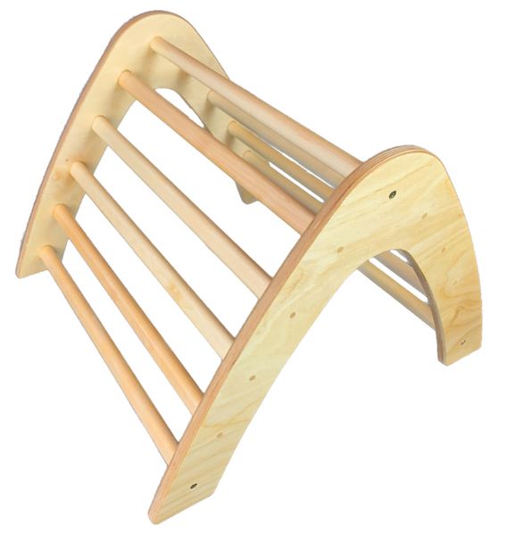 Holzspielzeug, Kletterdreieck, Kraxelstange, Kindergriff, Spielgerät