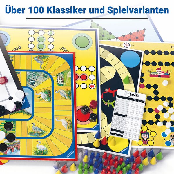 RAVENSBURGER Spielesammlung - Gesellschaftsspiele & Brettspiele, ab 4 Jahre RAVENSBURGER Spielesammlung - Gesellschaftsspiele & Brettspiele, ab 4 Jahre