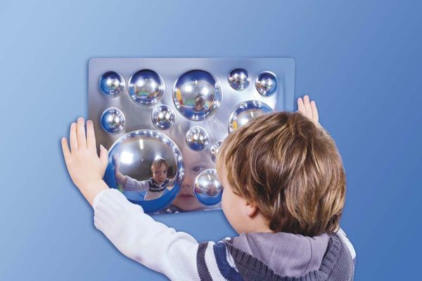 saucer, Spiegelplatte, Metallkugeln, Blasen-Technik, Berührungspanel