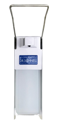 Edelstahl Eurospender für 500 ml-Flaschen (z.B. Händedesinfektion, Seife)