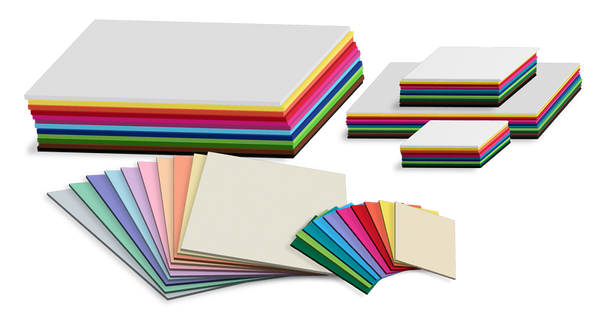 ELVIRAS Tonpapier Spar-Set 130 g/m², 670 Bogen