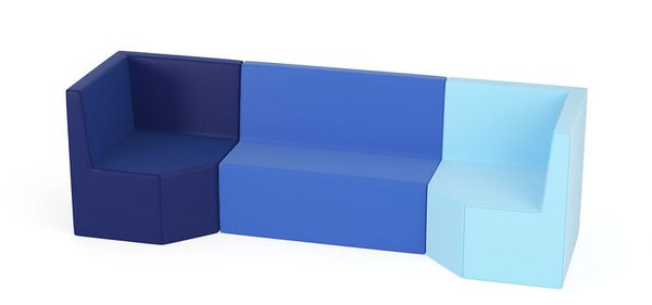 KITAEINKAUF Sofa-Kombination, 3-teilig, Sitzhöhe wählbar