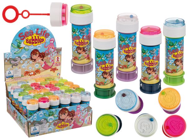 Seifenblasen-Geduldsspiel, Sea Life, 4-fach sortiert, 36 Stück Seifenblasen-Geduldsspiel, Sea Life, 4-fach sortiert, 36 Stück