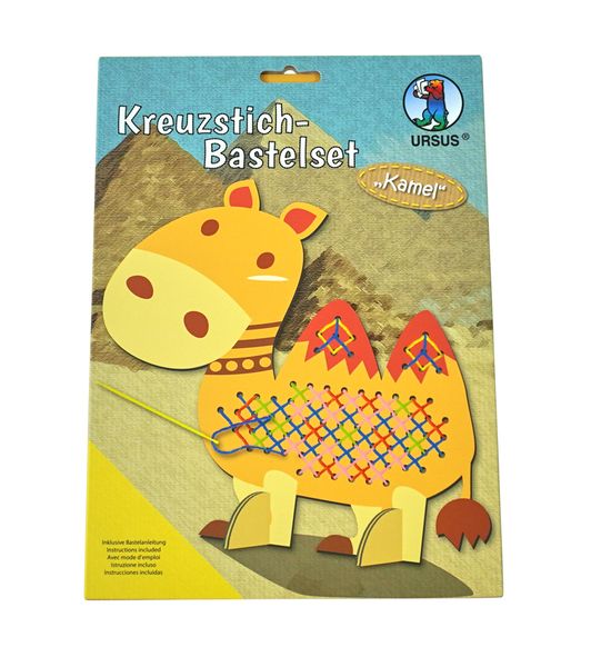 Kreuzstich-Bastelset, ca. 21 x 18 cm, Motiv wählbar Kreuzstich-Bastelset, ca. 21 x 18 cm, Motiv wählbar