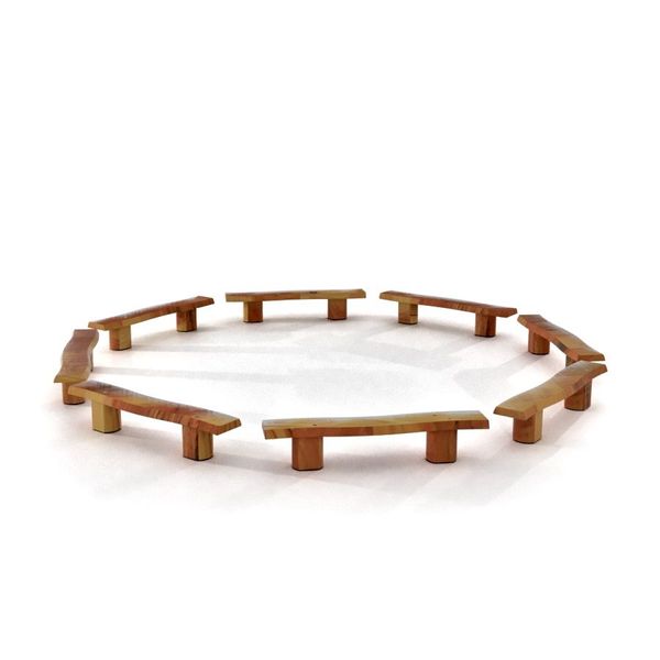 Sitzbankgruppe aus Holz Sitzbankgruppe aus Holz