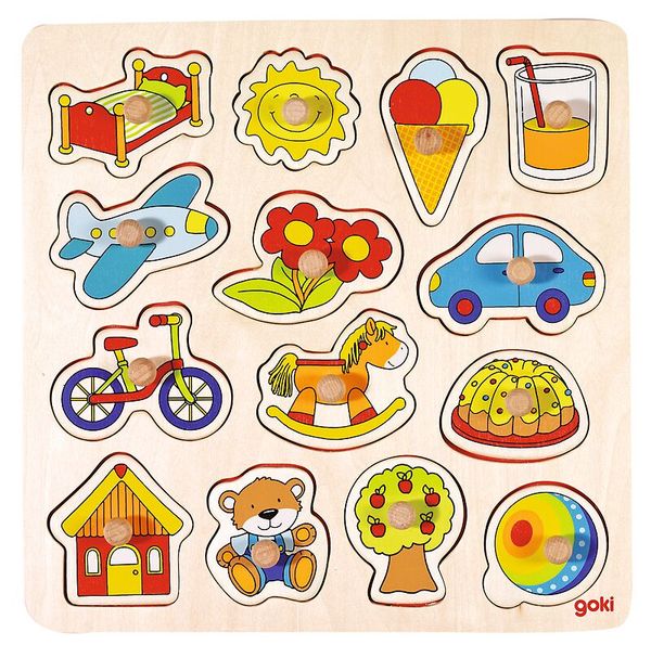 Holzpuzzle, Kinderpuzzle, Motivkarten, Tiere, Holzspielzeug