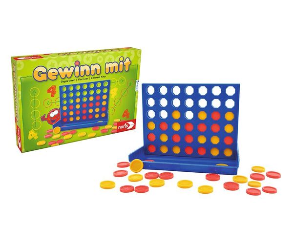4 Gewinnt, Strategiespiel, 2 Spieler, ab 6 Jahre 4 Gewinnt, Strategiespiel, 2 Spieler, ab 6 Jahre
