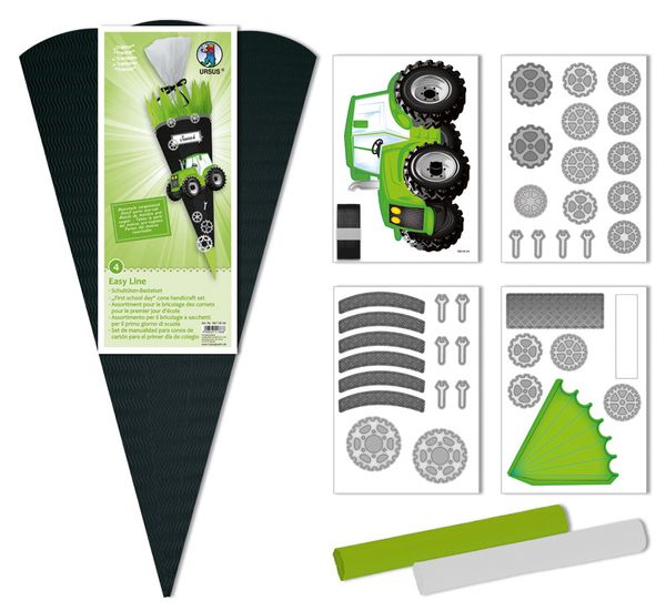 Schultüten-Bastelset Easy Line Traktor, 68 cm, 1 Set  Schultüten-Bastelset Easy Line Traktor, 68 cm, 1 Set
