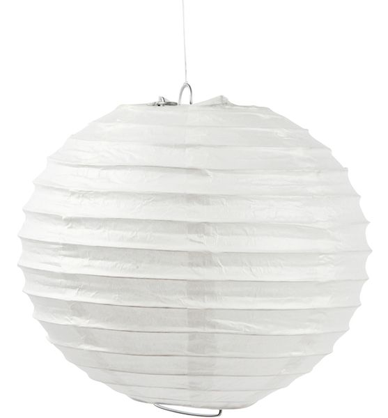 Papierlaterne  weiß, Ø 20 cm, 1 Stück Papierlaterne  weiß, Ø 20 cm, 1 Stück