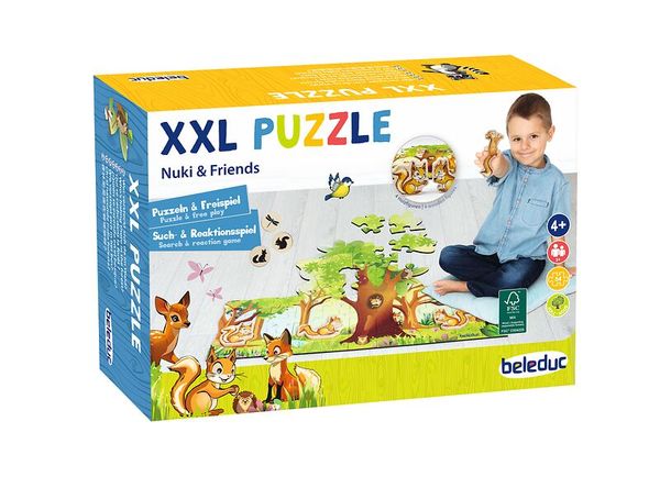Nuki & Friends XXL Puzzle, ab 4 Jahre
