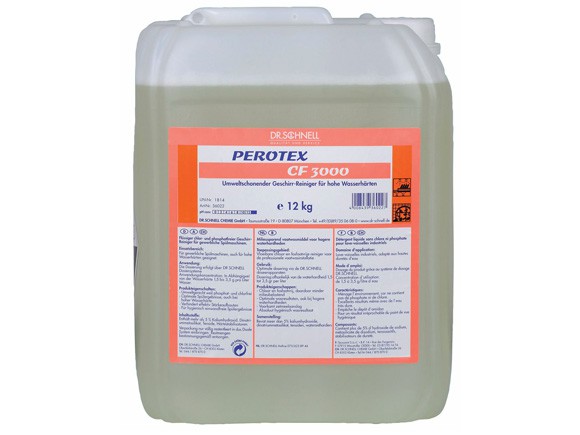 DR. SCHNELL Perotex CF 3000, chlorfreier Geschirrreiniger, 12 kg