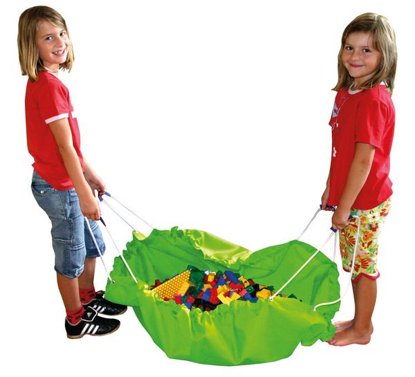 Aufräumsack/Spieldecke in grün, Ø ca. 135 cm Aufräumsack/Spieldecke in grün, Ø ca. 135 cm