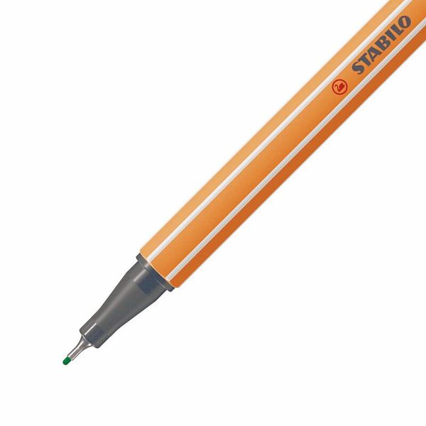STABILO Fineliner Point88 im 10er Click-Set, zum Aufstellen, 10 Farben