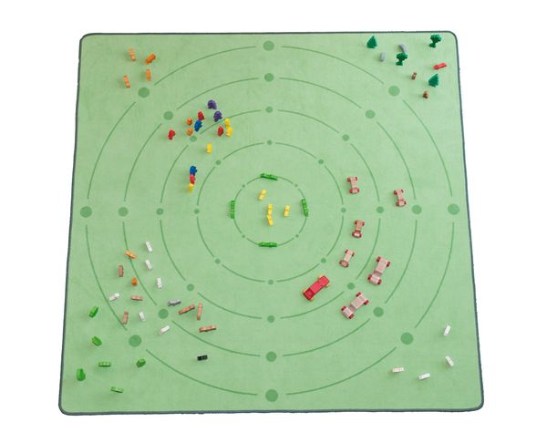 DUSYMA Spielteppich Mandala groß, 200 x 200 cm
