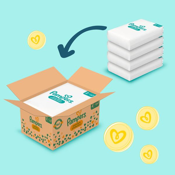 PAMPERS Premium Protection New Baby Gr. 2, Mini (4-6 kg), 240 Stk.