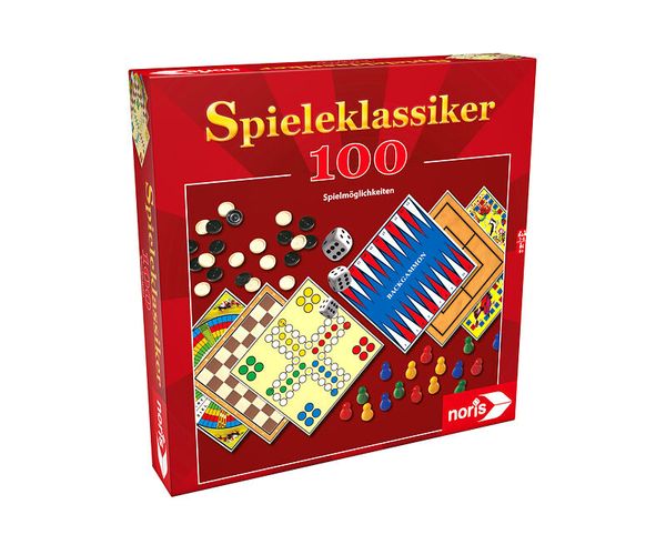 Spieleklassiker, 100 Spielmöglichkeiten, Brettspiele, Spielsammlung, Kartenspiele