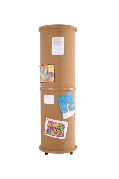 KORK-Litfaßsäule XXL,  Höhe 220 cm, fahrbar KORK-Litfaßsäule XXL,  Höhe 220 cm, fahrbar